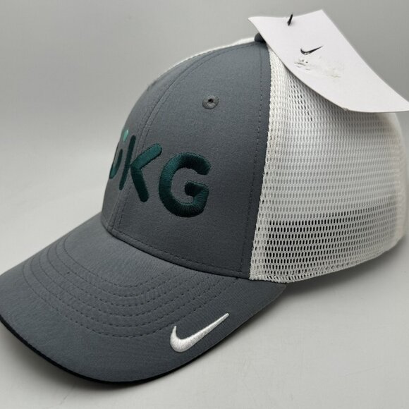 Nike Legacy91 Dri-FIT UKG Hat Cap Gray White Mesh L/XL Trucker Performance - Picture 2 of 6